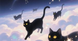 dreaming of black cats