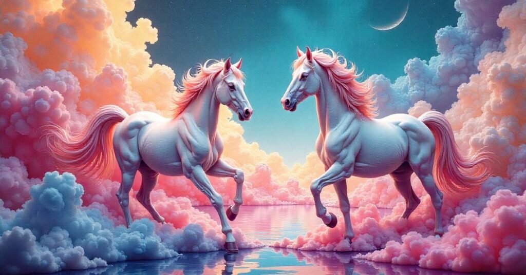 White Horse in a Dream